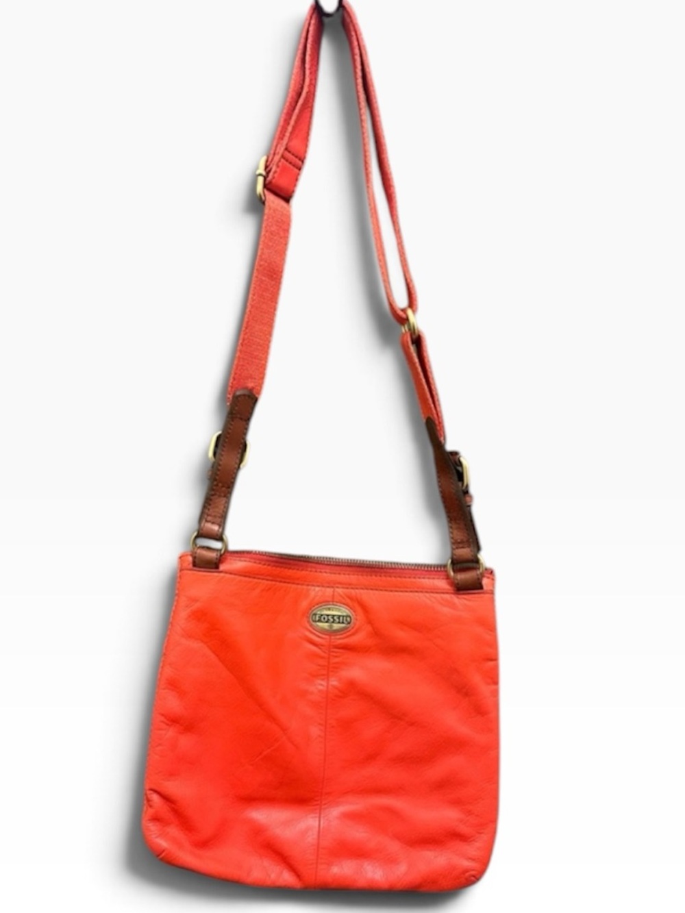 RARE Fossil Explorer Crossbody Bag Y2K Like New High Quality Leather